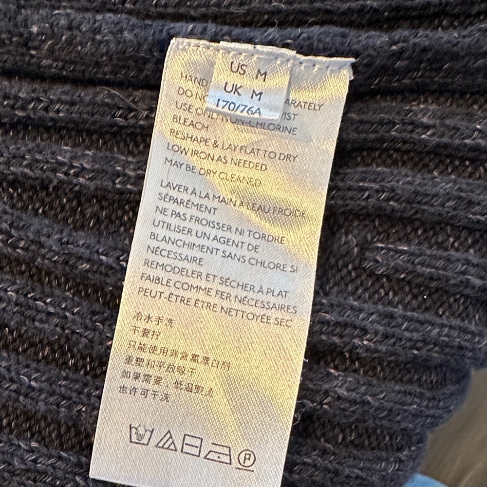 Free People Better Days Grayed Blue Elegant Ribbed Knit Maxi Skirt / Deep Slit - Picture 9 of 11